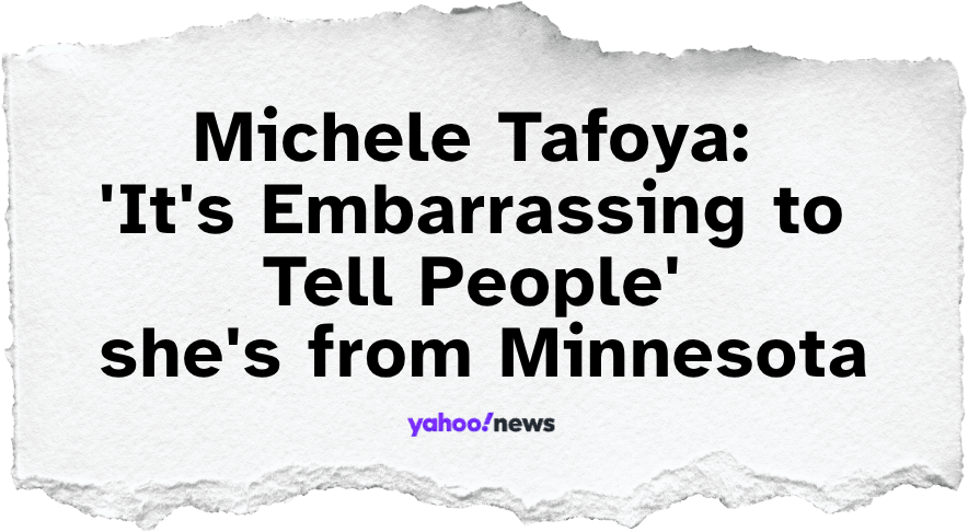 Michele Tafoya: 'It's Embarrassing to Tell People' she's from Minnesota. Yahoo News